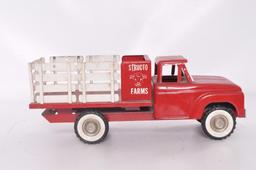 Structo Pressed Steel Farm Stake Truck