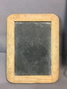 Group of 2 Vintage Chalkboards and more