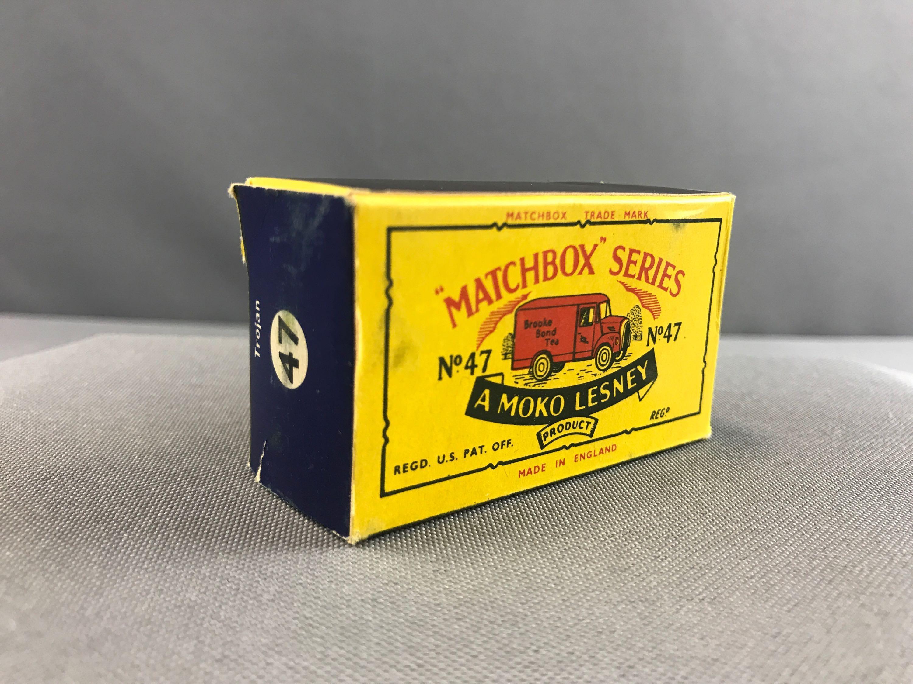 Matchbox No. 47 1 Ton Trojan Van Die Cast Van with Original Box
