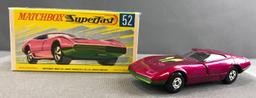 Matchbox Superfast No. 52 Dodge Charger MK III die cast vehicle with Original Box