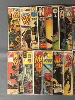 Group of 40 War and Crime Comic Books