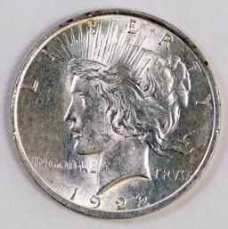 1922 P Peace Silver Dollar.