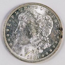 1881 O Morgan Silver Dollar.