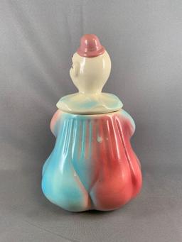 Vintage clown cookie jar