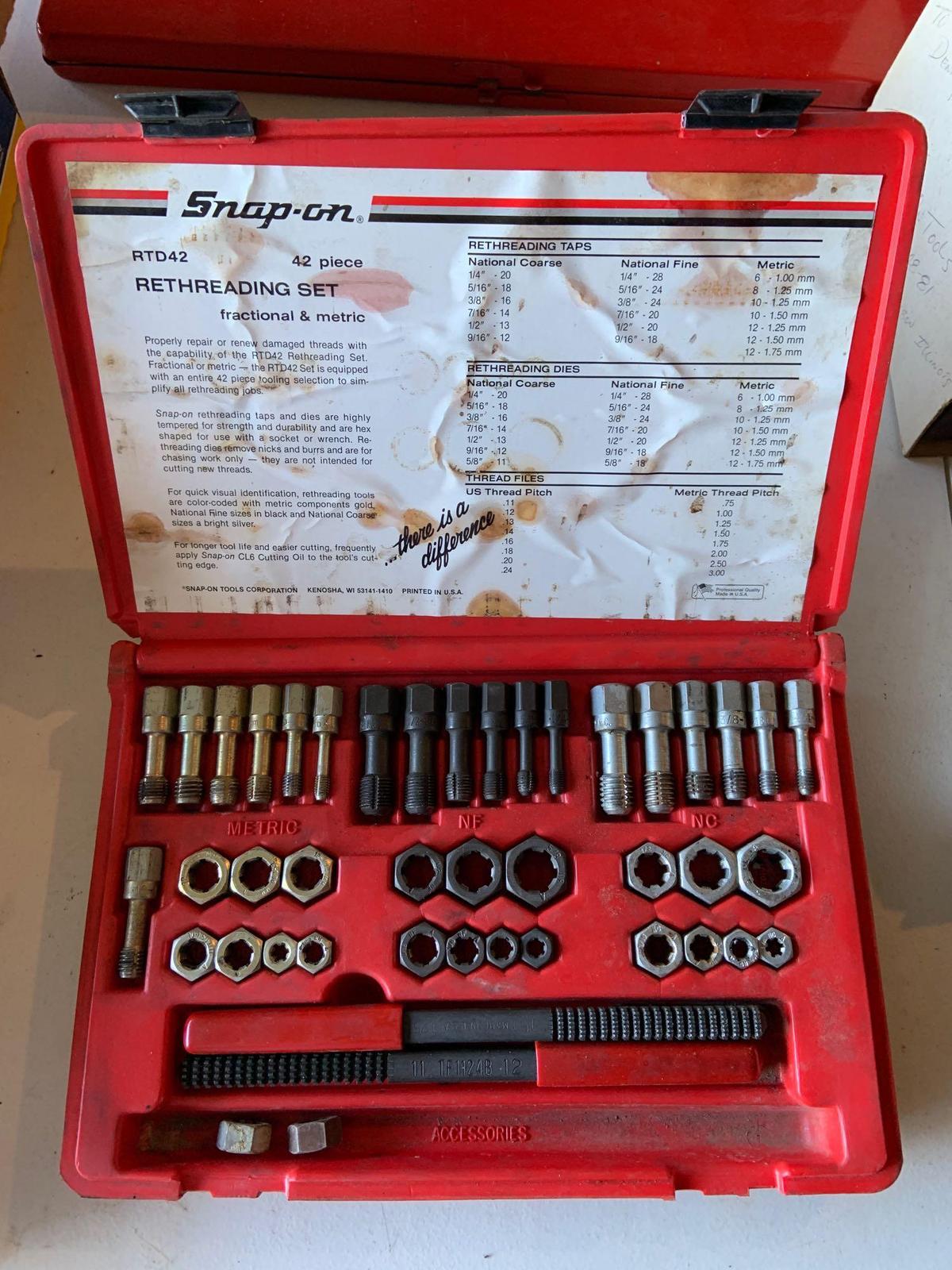 Snap on rtd42 42 piece rethreading set