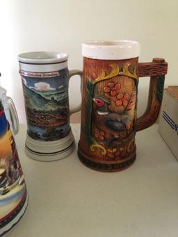 Group of 7 Mugs