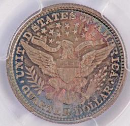 1892 P Barber Silver Quarter (PCGS) MS65..