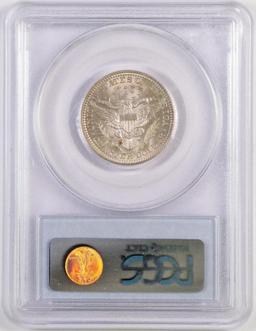 1910 Barber Silver Quarter (PCGS) MS60.