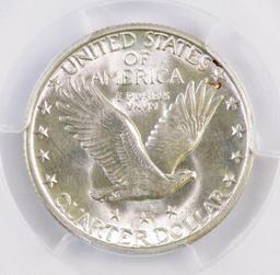 1930 P Standing Liberty Silver Quarter (PCGS) MS65FH.