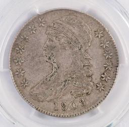 1808 Capped Bust Silver Half Dollar (PCGS) XF40 CAC.