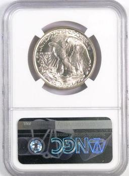 1944 P Walking Liberty Silver Half Dollar (NGC) MS65.