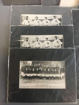 Group of 10 Vintage Baseball Reprints