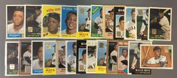 Group of 24 Willie Mays Topps Insert Cards