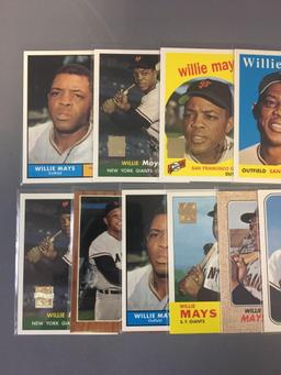Group of 24 Willie Mays Topps Insert Cards