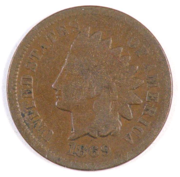1869 Indian Head Cent.