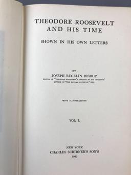 Antique Theodore Roosevelt and His Time Volumes