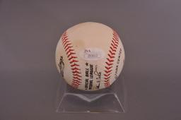 Brooklyn Dodgers Chuck Connors Signed Baseball with JSA LOA