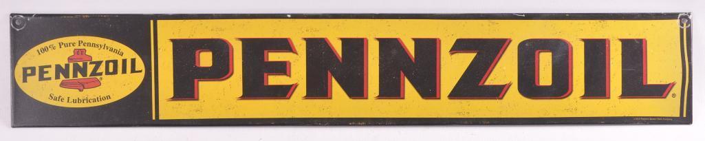 Modern Pennzoil Advertising Metal Sign