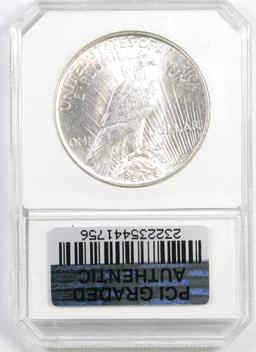 1924 P Peace Silver Dollar (PCI) MS64.