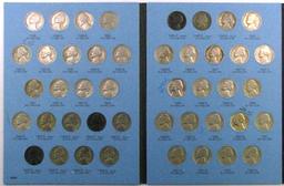 Group of (3) Whitman & H.E. Harris Folders Jefferson Nickels 1938-2012 with (158) Coins.