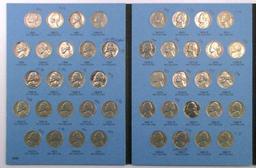 Group of (3) Whitman & H.E. Harris Folders Jefferson Nickels 1938-2012 with (158) Coins.
