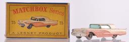 Matchbox No. 75 Thunderbird Die-Cast Vehicle with Original Box