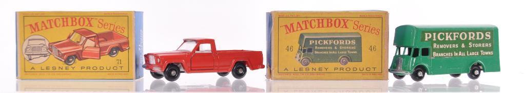 Group of 2 Matchbox Die-Cast Vehicles with Original Boxes