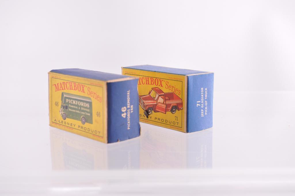 Group of 2 Matchbox Die-Cast Vehicles with Original Boxes