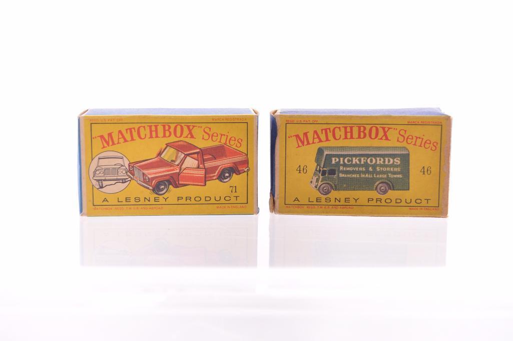 Group of 2 Matchbox Die-Cast Vehicles with Original Boxes