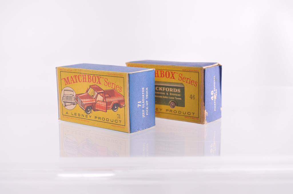 Group of 2 Matchbox Die-Cast Vehicles with Original Boxes