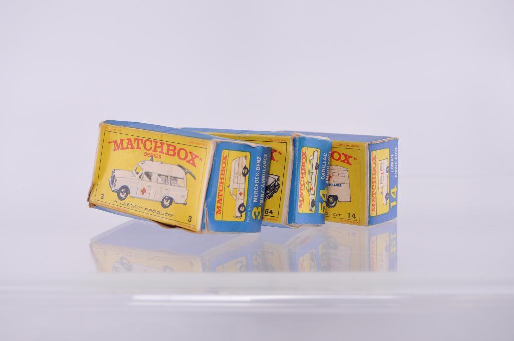 Group of 3 Matchbox Die-Cast Vehicles with Original Boxes