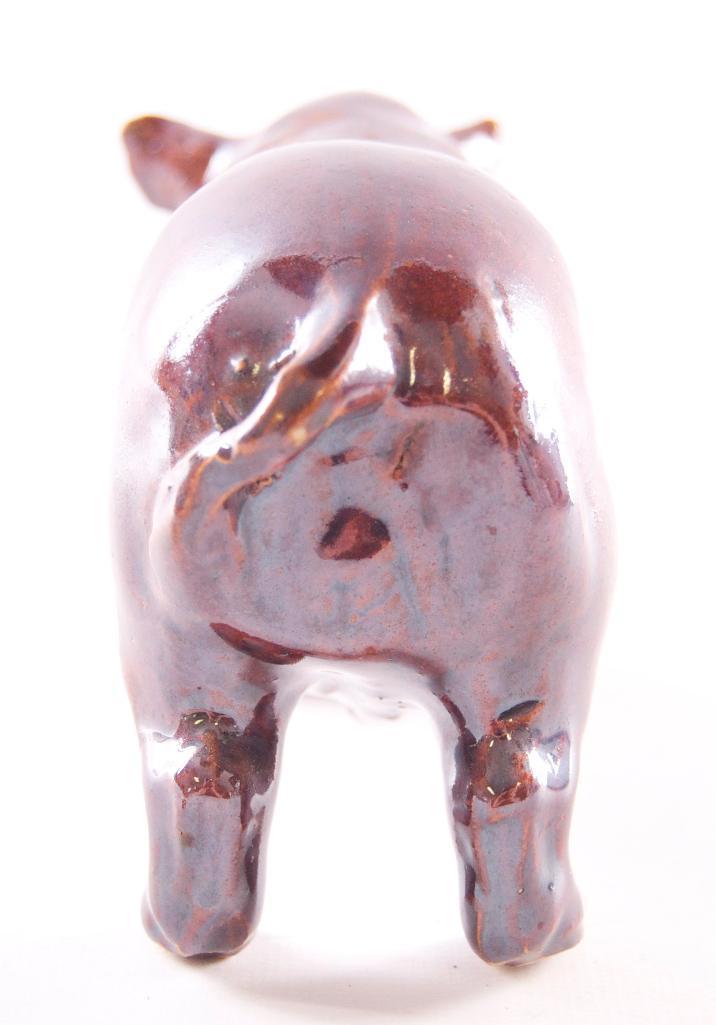 Antique Red Wing Pottery Pig