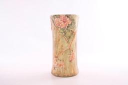 Vintage Weller Woodcraft Vase with Floral Design