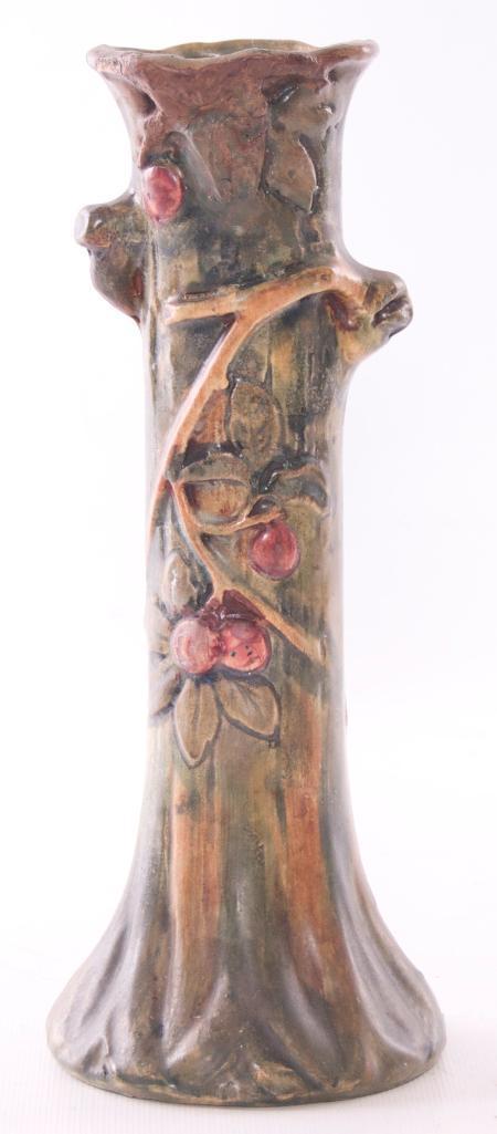 Vintage Weller Pottery Vase with Floral Design