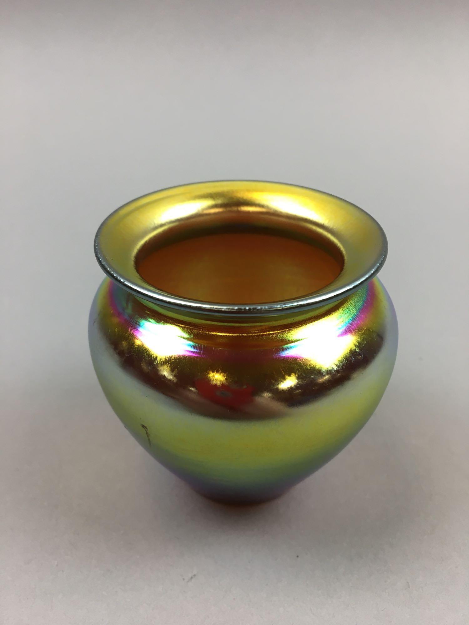 Steuben Gold Aurene Vase #2648