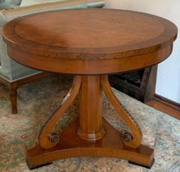 Antique Burkes walnut side table