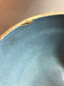 Antique Blue Stoneware bowl