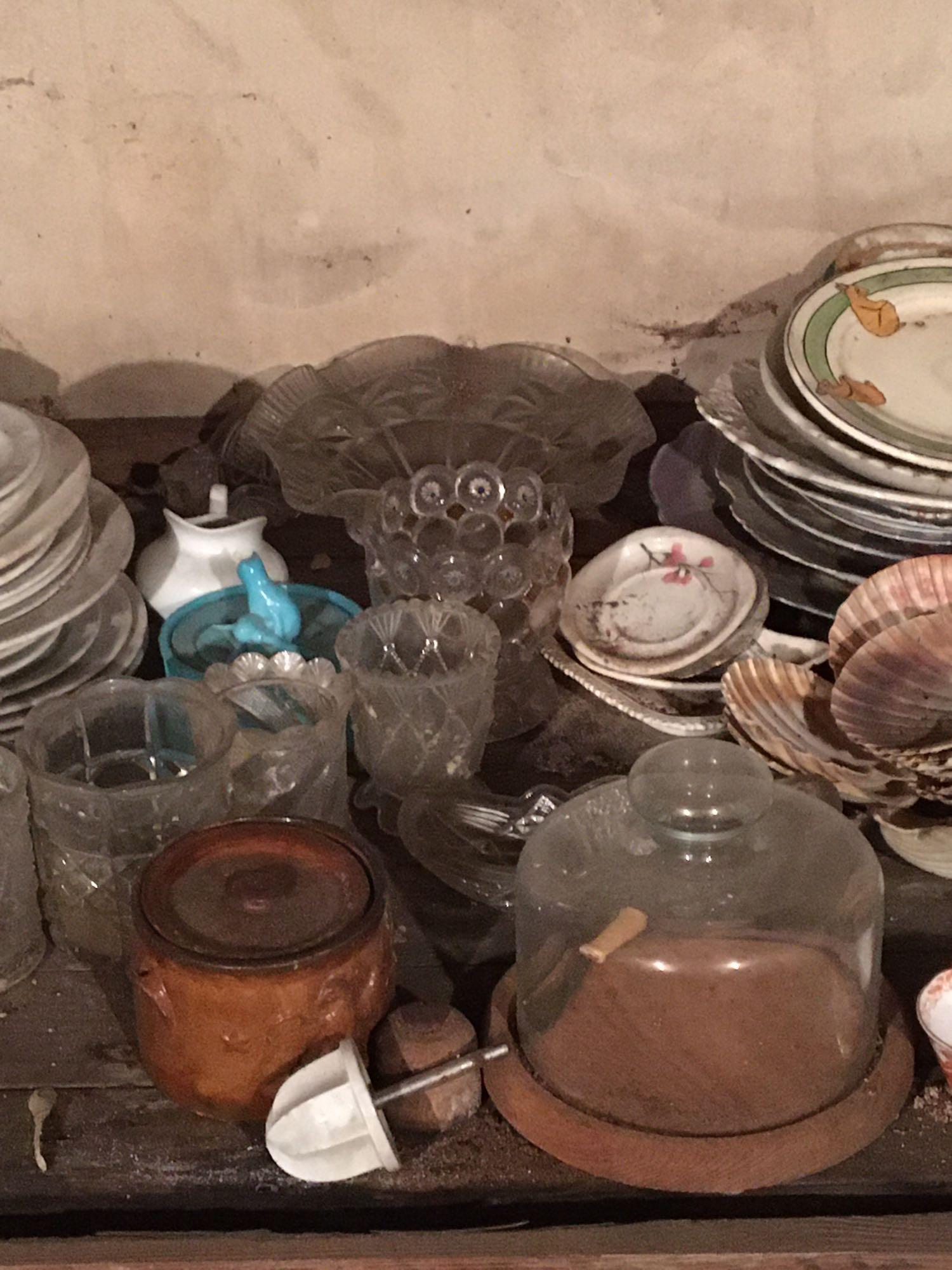 Large Group of Vintage Miscellaneous Plates, bowls, glasses and more
