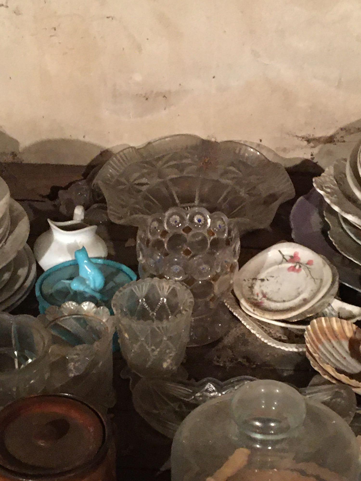 Large Group of Vintage Miscellaneous Plates, bowls, glasses and more