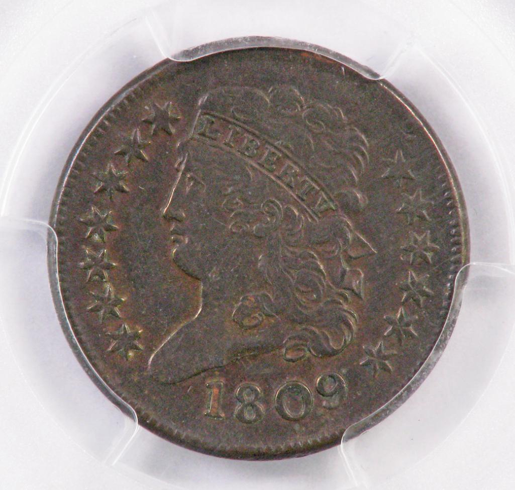 1809 Classic Head Half Cent (PCGS) VF35.