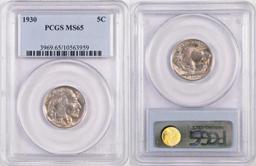 1930 Buffalo Nickel (PCGS) MS65.