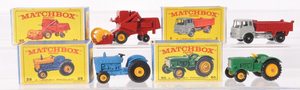 Group of 4 Matchbox Die-Cast Vehicles with Original Boxes