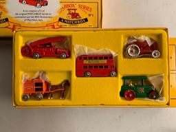 Group of three matchbox 40th anniversary collection die case sets