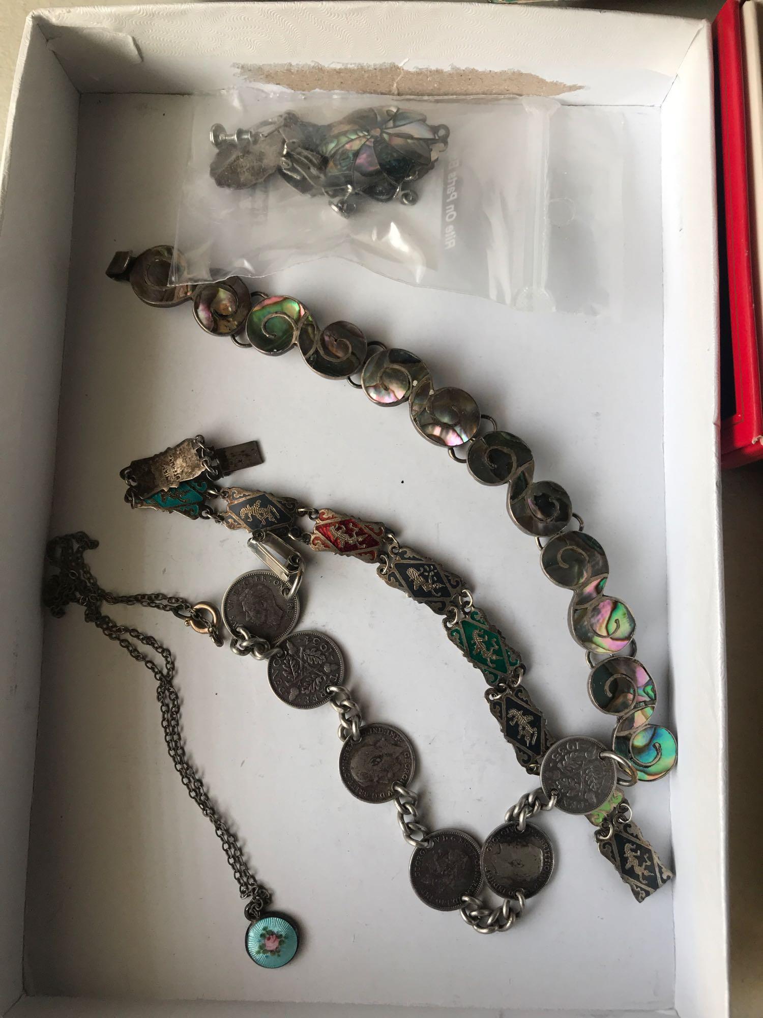 Large lot of costume jewelry