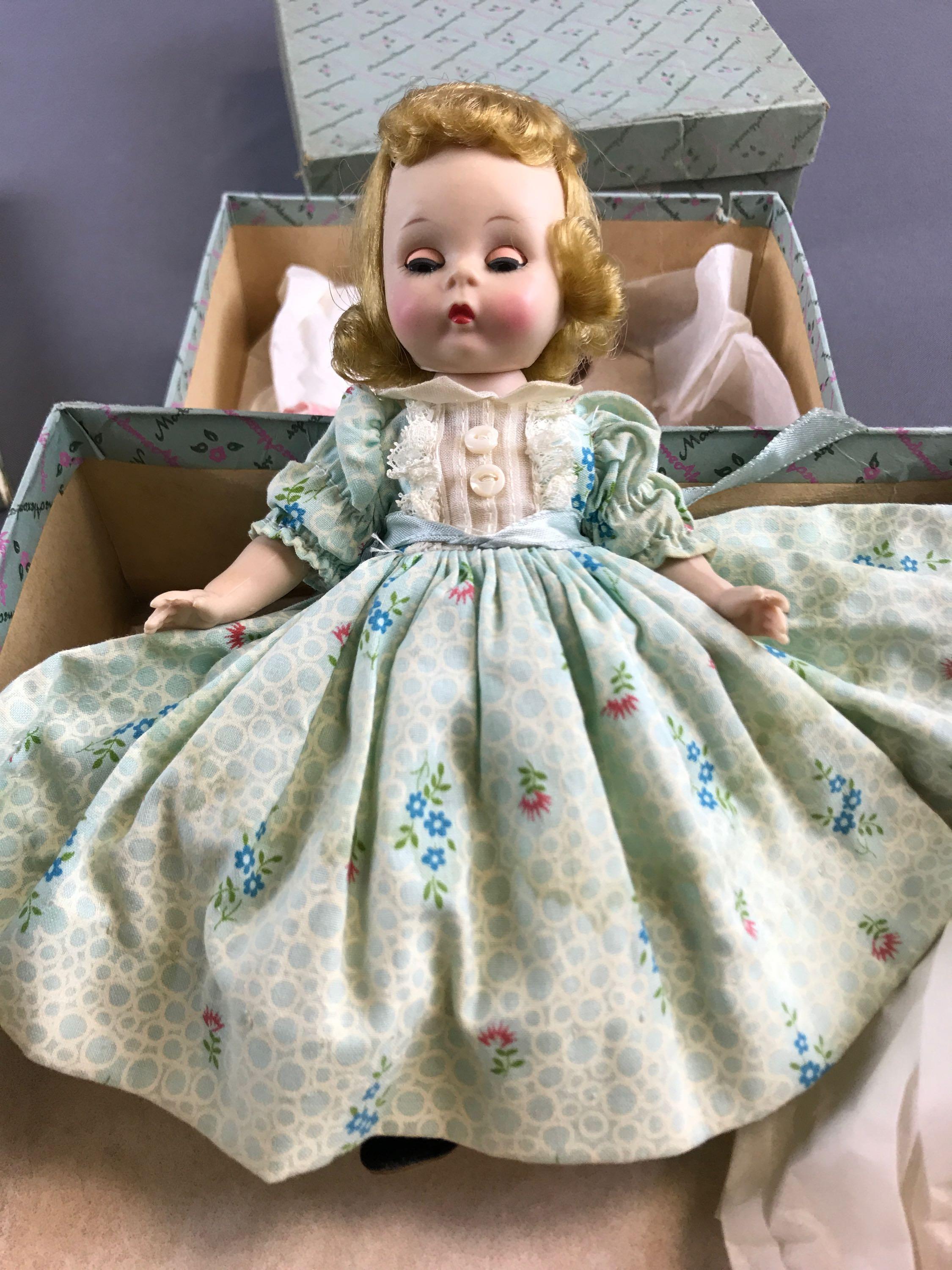 Madame Alexander Little Women dolls in boxes