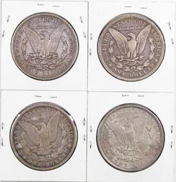 Group of (4) Morgan Silver Dollars.