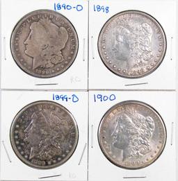 Group of (4) Morgan Silver Dollars.