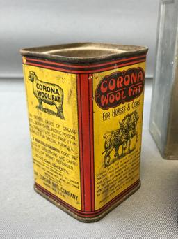 Group of 4 Vintage Tins