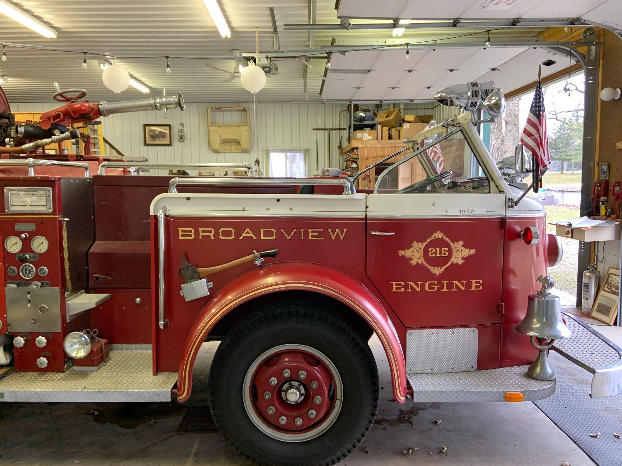 1952 American LaFrance Foamite Engine/Pumper Broadview Illinois