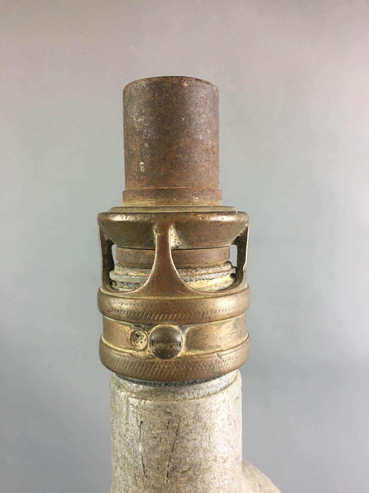 Vintage Brass Fire Hose Nozzle